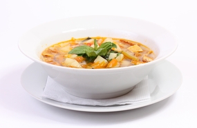 美味土豆汤羹美食摄影图片